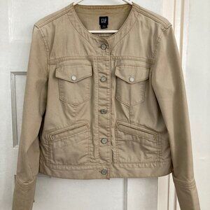 Gap Tan Denim Jacket (size L)